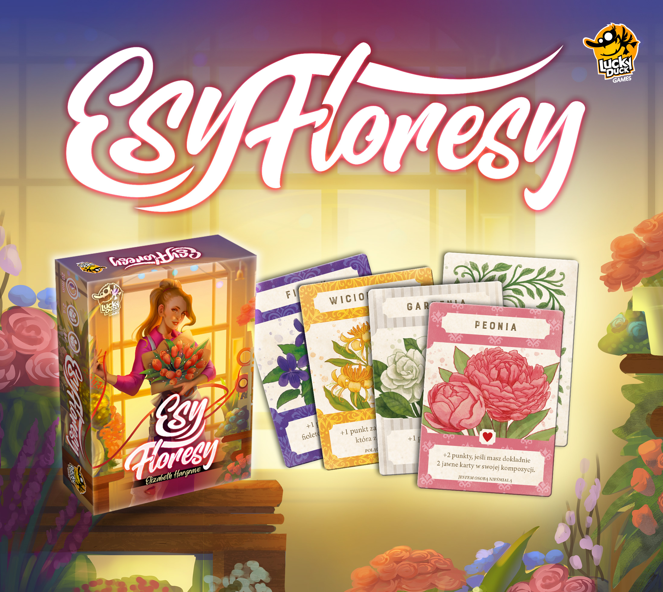 ESY FLORESY - gra karciana - lucky duck games