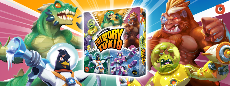 POTWORY W TOKIO - PORTAL GAMES - gra - komponenty