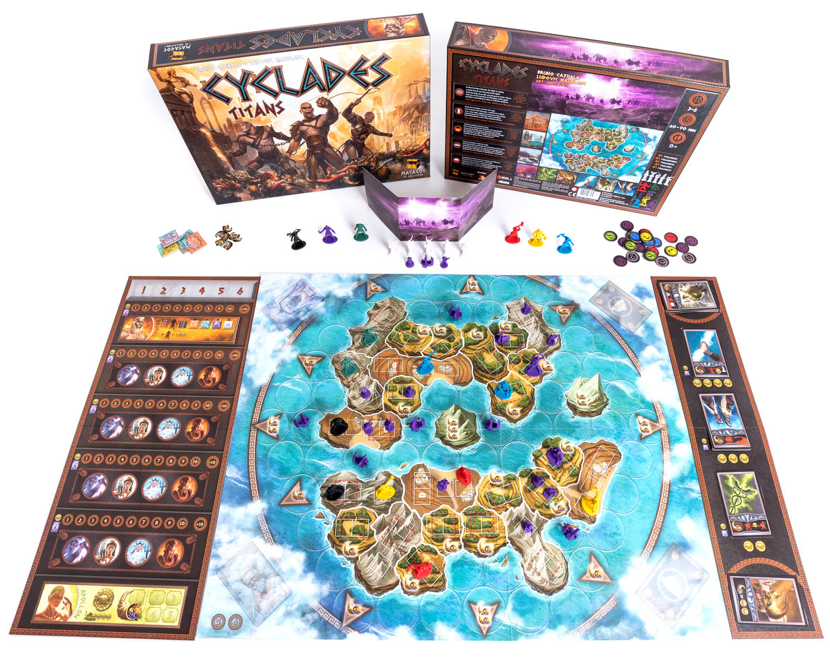 Cyklady tytani plansza
