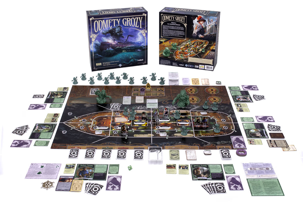 GRA PLANSZOWA ODMĘTY GROZY - REBEL - komponenty
