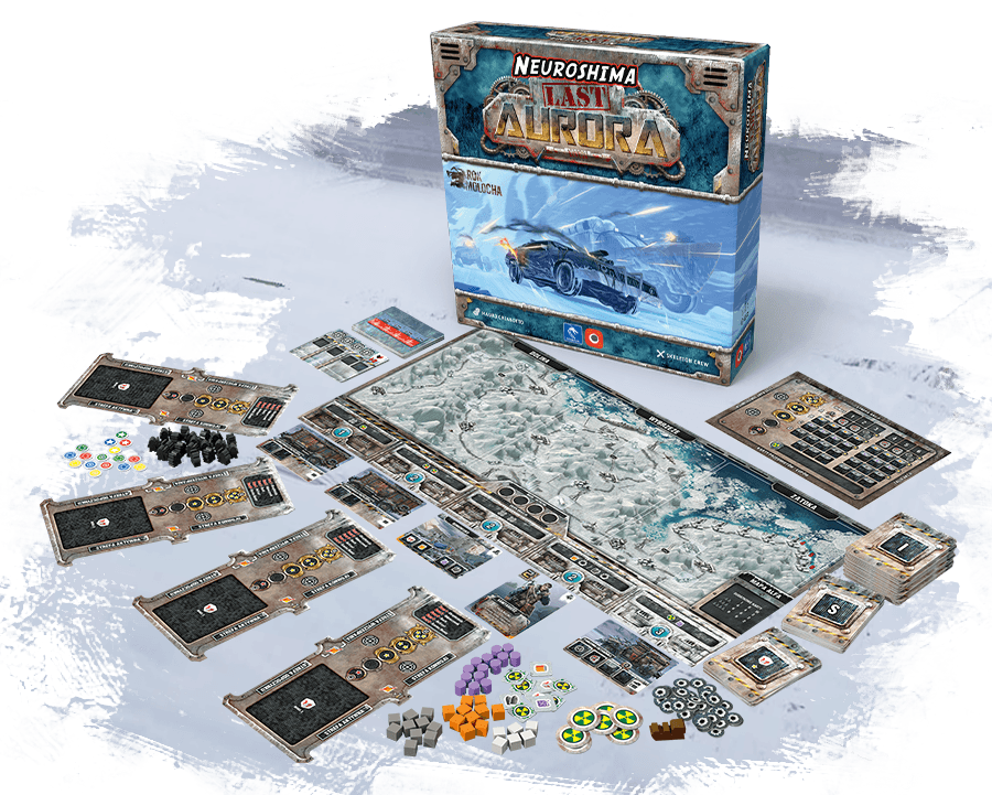 GRA PLANSZOWA POSTAPO - NEUROSHIMA LAST AURORA oraz PRZEBUDZENIE MOLOCHA - PORTAL GAMES - przedsprzedaż