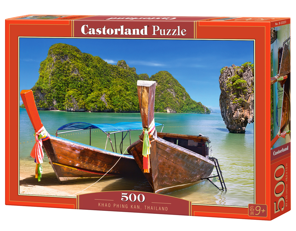 PUZZLE TAJLANDIA - KHAO PHING KAN - CASTORLAND - 500 elementów - nowy wzór