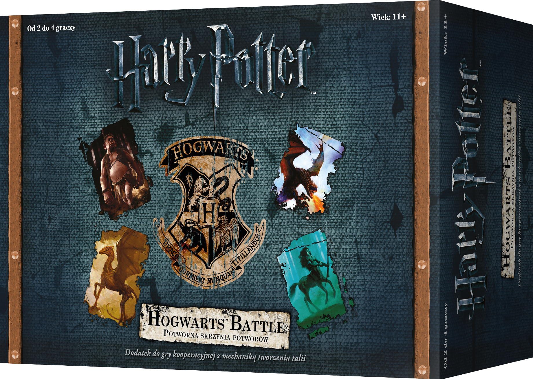 KOOPERACYJNA GRA KARCIANA HARRY POTTER HOGWARTS BATTLE: POTWORNA SKRZYNIA POTWORÓW - REBEL - premiera