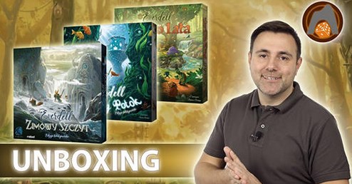 GRA PLANSZOWA EVERDELL - DUŻE DODATKI - REBEL - unboxing