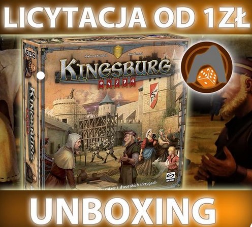 KOŚCIANA GRA PLANSZOWA KINGSBURG - GALAKTA - unboxing