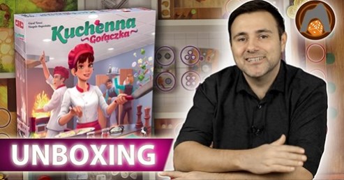 KOOPERACYJNA GRA PLANSZOWA - KUCHENNA GORĄCZKA - GALAKTA - unboxing