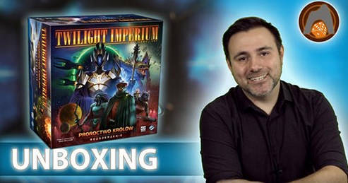 GRA PLANSZOWA TWILIGHT IMPERIUM: PROROCTWO KRÓLÓW - GALAKTA - unboxing