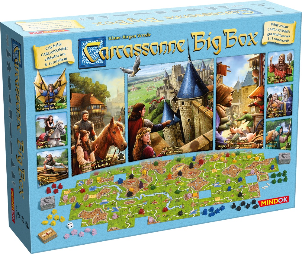 GRA NA PREZENT CARCASSONNE BIG BOX - BARD - dostawa