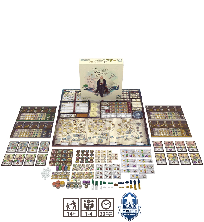 GRA PLANSZOWA DARWIN'S JOURNEY - THUNDERGRYPH GAMES - kampania kickstarter