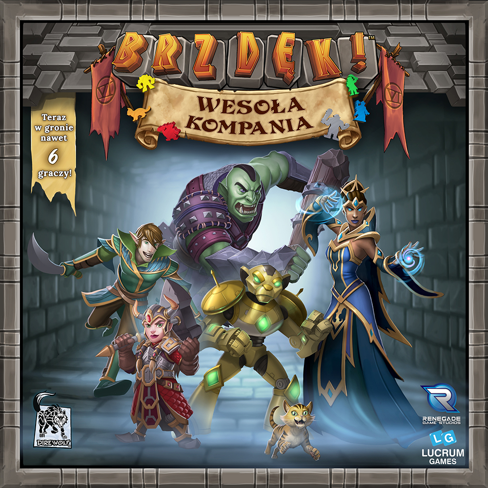 GRA PLANSZOWA BRZDĘK! NIE DRAŻNIJ SMOKA: WESOŁA KOMPANIA - LUCRUM GAMES - przedsprzedaż