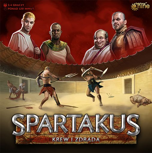 GRA PLANSZOWA O GLADIATORACH SPARTAKUS: KREW I ZDRADA (2 edycja) - GALE FORCE NINE - premiera