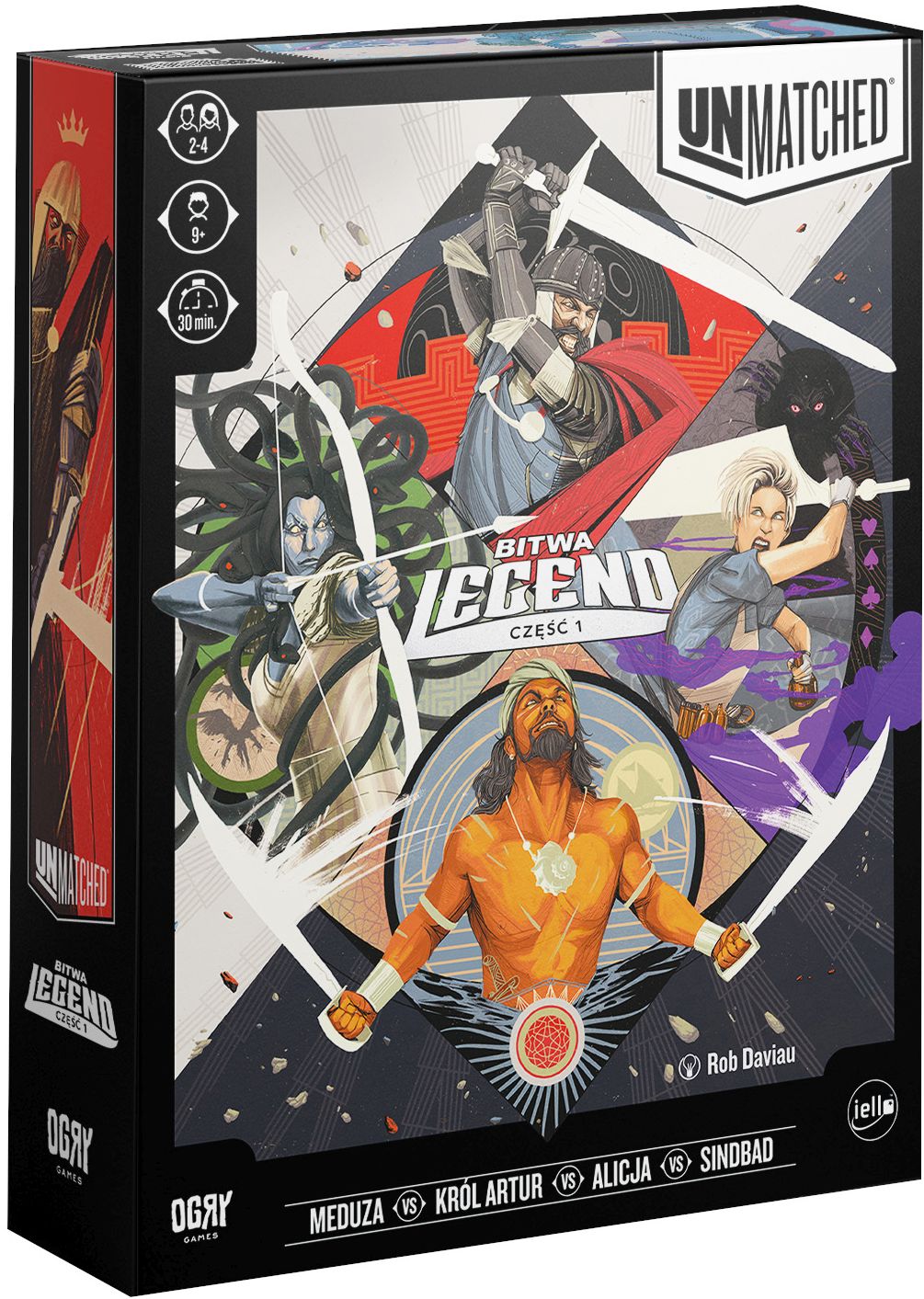 GRA POJEDYNKOWA - UNMATCHED: BITWA LEGEND - OGRY GAMES - dostawa