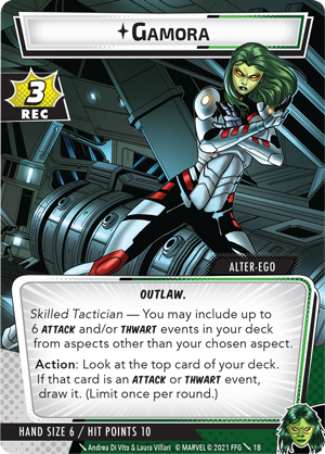 MARVEL CHAMPIONS: GAMORA HERO PACK