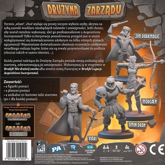 BRZDĘK! LEGACY: ACQUISITIONS INCORPORATED - DRUŻYNA ZARZĄDU