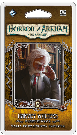 HORROR W ARKHAM LCG: HARVEY WALTERS - początkowa talia badacza