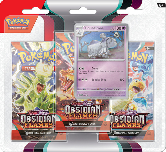 POKEMON: OBSIDIAN FLAMES - 3-PACK BLISTER