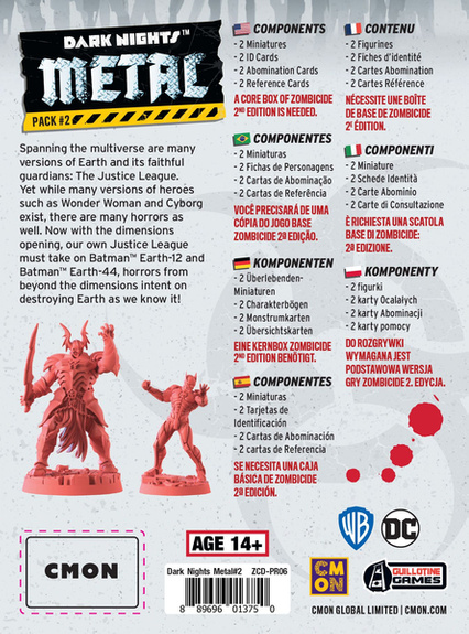 ZOMBICIDE 2 EDYCJA: DARK NIGHTS METAL PACK 2