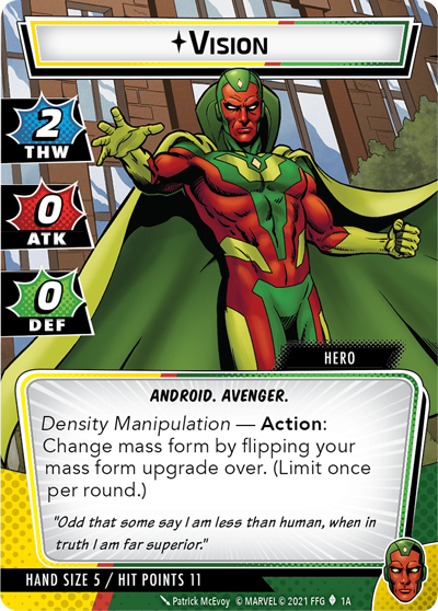 MARVEL CHAMPIONS: VISION HERO PACK