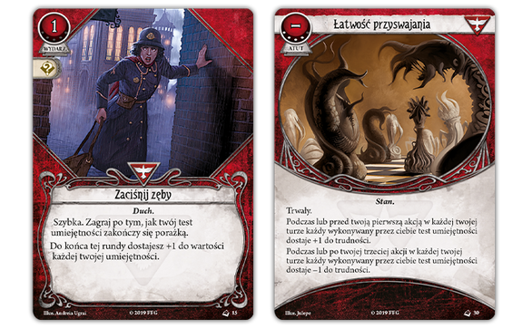 HORROR W ARKHAM LCG: STELLA CLARK - początkowa talia badacza