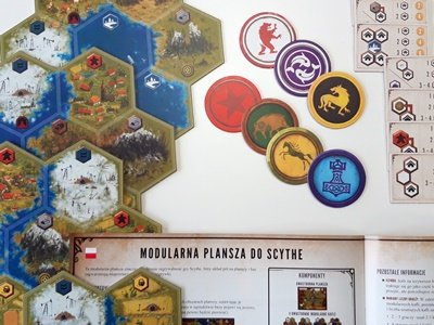 Plansza modularna do gry SCYTHE