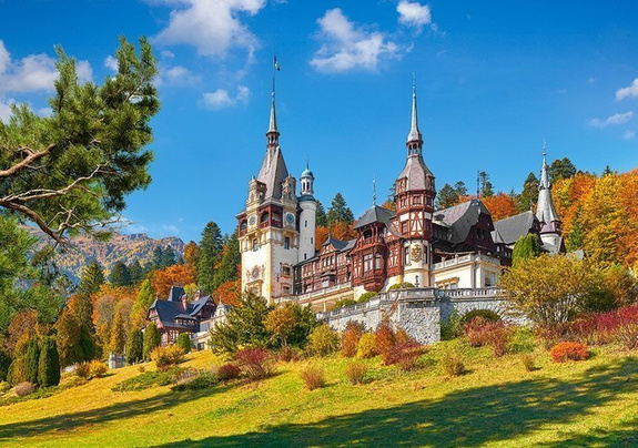 Castle Peles, Romania, Pałac, Zamek, Rumunia