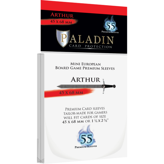 Koszulki na karty ARTHUR Premium Mini European (45x68) 