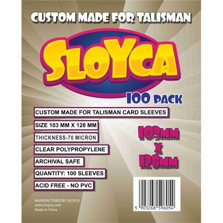 SLOYCA Koszulki TALISMAN (103x128mm), 100 sztuk